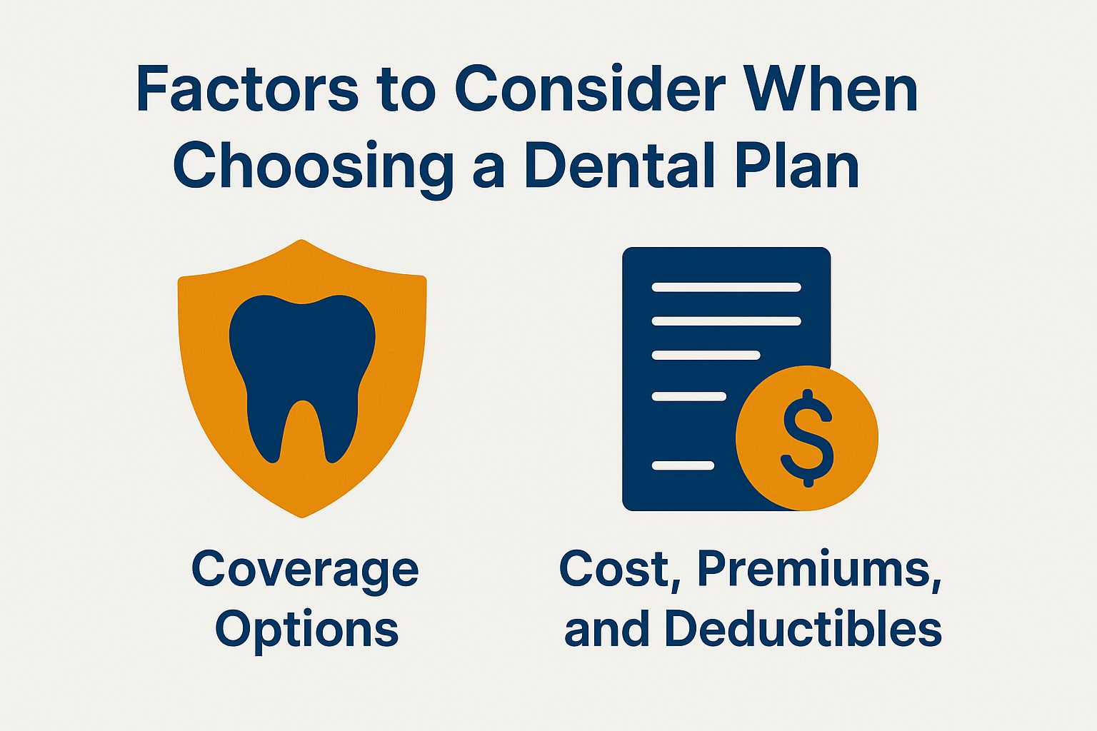 Factors to Consider When Choosing a Dental Plan